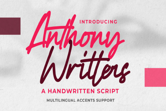 Anthony Writters: A Stylish Font for Business
