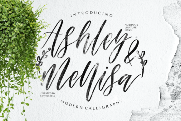 Ashley Mellisa: A Refined Script Typeface for Digital Branding