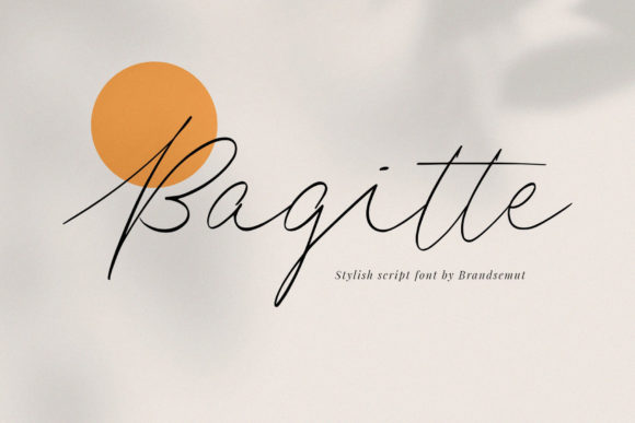 Bagitte: A Feminine Handwritten Font for Polished Digital Branding