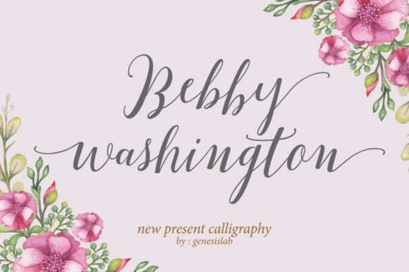 Bebby Washington: A Handwritten Font That Feels Human Online