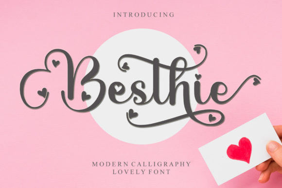 Besthie: A Romantic Script Typeface That Elevates Campaign Headlines