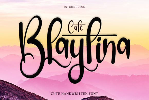 Blaytina Cute: A Handwritten Font That Feels Like It Belongs