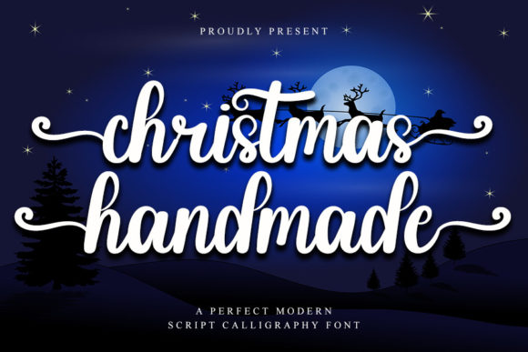 Christmas Handmade: A Premium Script Font for Warm, Polished Branding