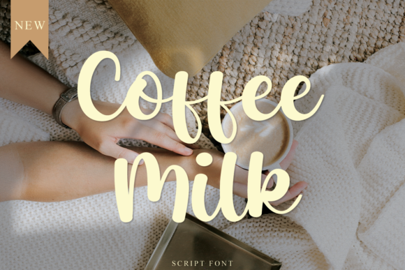 Coffee Milk Font: Elegant Script for Crafters