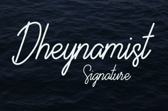 Dheynamist: A Clean Monoline Script Font for Digital Branding