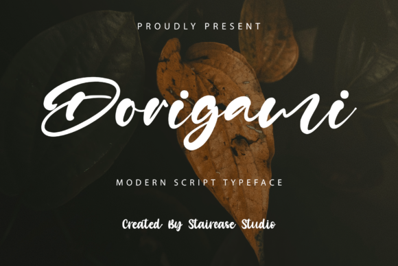 Dorigami: A Modern Script Typeface That Cuts Through the Feed