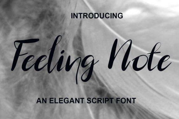 Feeling Note Font for Creative Projects