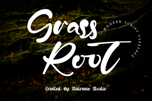 Grass Root: A Modern Script Font for Handmade Brands