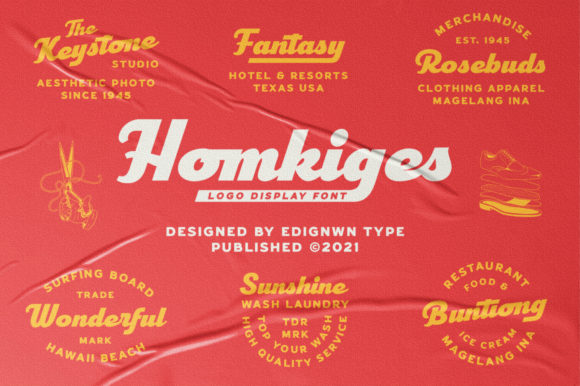 Homkiges Font Collection for Handmade Creators