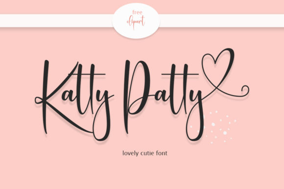 Katty Patty Font for Web Design