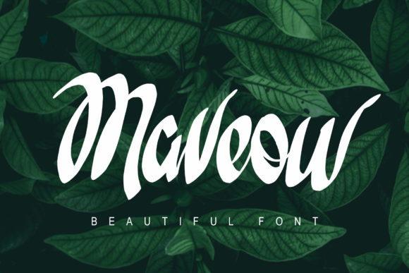 Maveow: A Handwritten Font for Business Branding