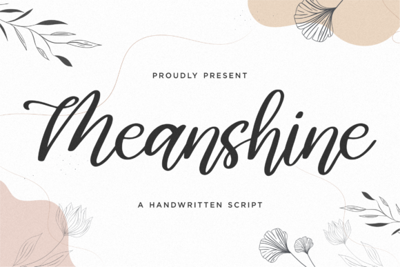 Meanshine: A Playful Script Font for Digital Branding