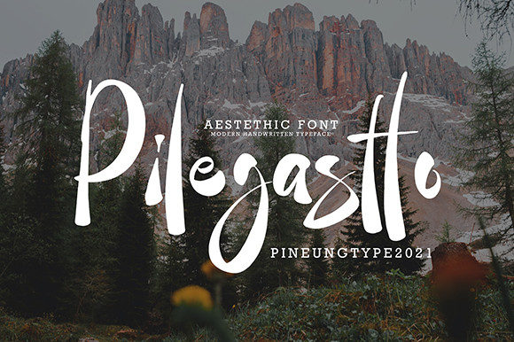 Pilegastto: A Handwritten Font That Feels Like Your Best Creative Instinct