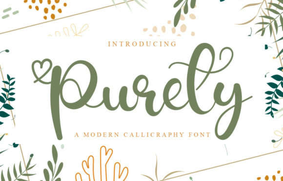Purety: A Fresh, Elegant Script Font for Brand Identity