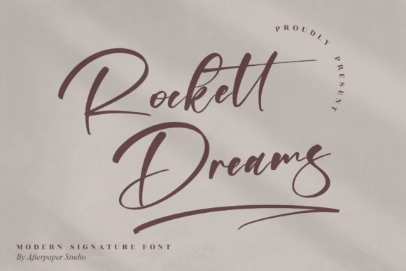 Rockett Dreams: A Thoughtful Script Font for Editorial Design