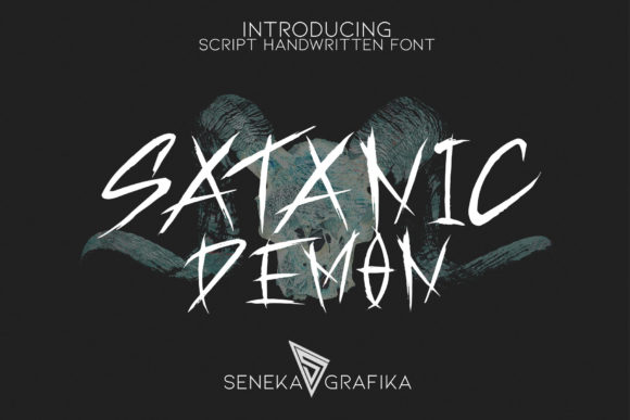 Satanic Demon: A Bold Handwritten Font for Digital Branding