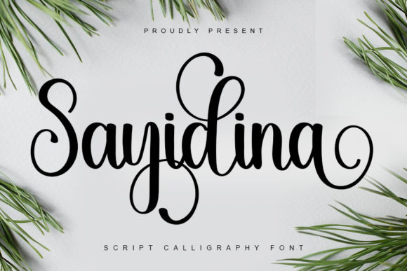Sayidina: A Beautiful Handwritten Font