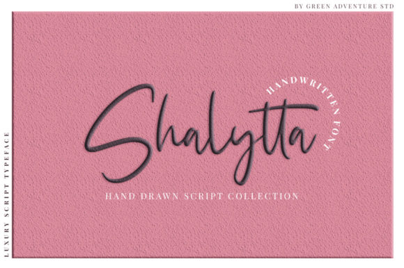 Shalytta: A Hand-Drawn Script Font That Feels Like Real Ink