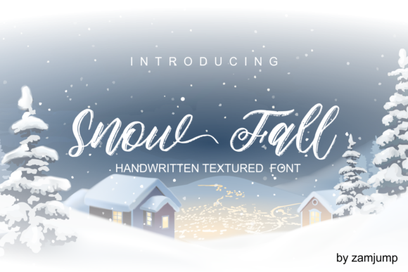 Snow Fall: A Handwritten Script Font for Editorial Warmth