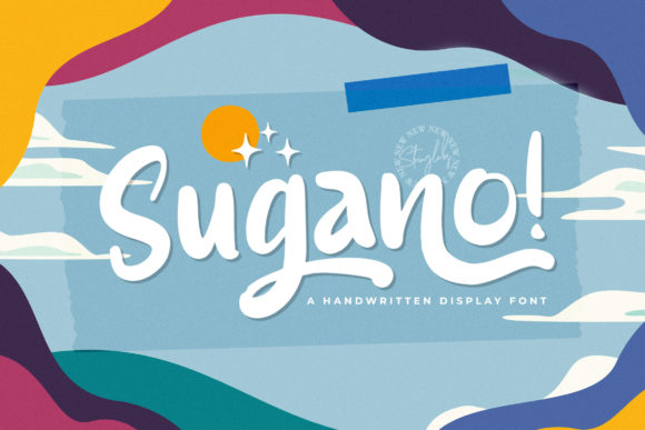 Sugano: A Flowing Script Font