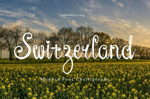 Switzerland: A Handwritten Typeface That Feels Like a Quiet Moment