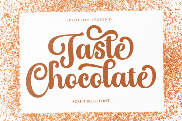 Taste Chocolate Font: Elegant Script for Brand Consistency