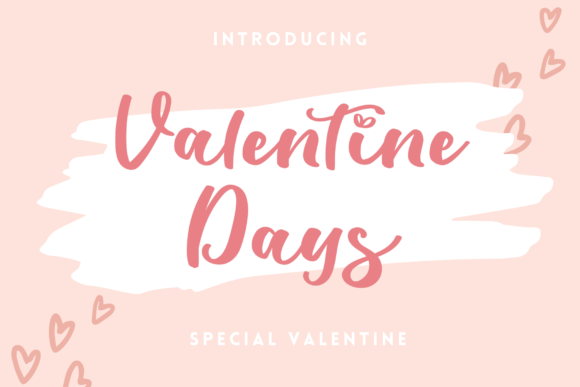 Valentine Days Script Font for Handmade Creators